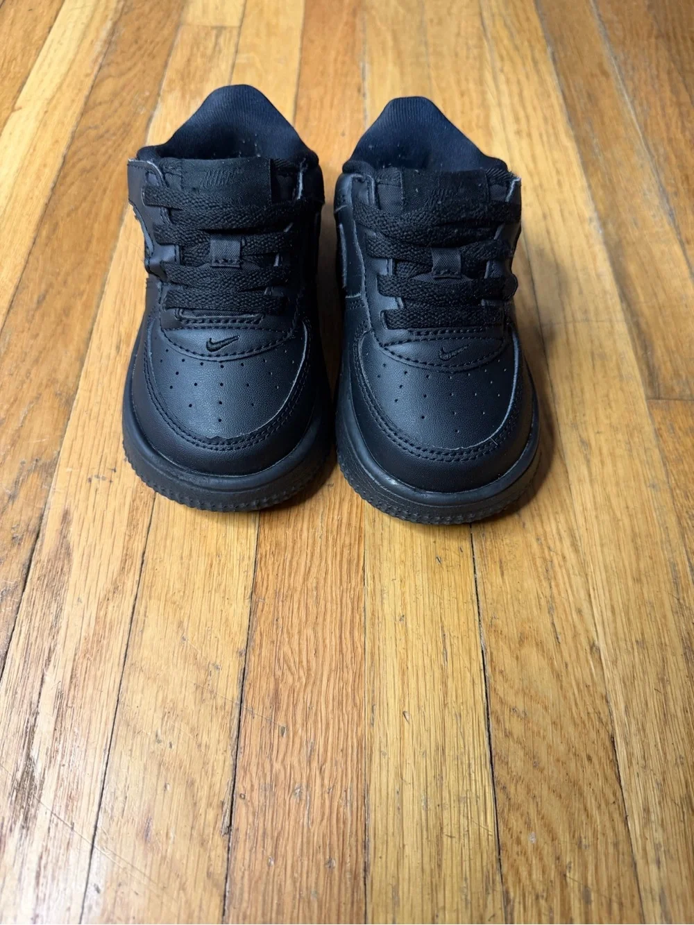 Nike 7C Black Force 1  Low all black toddler sneakerqqqqqq